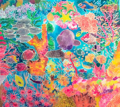 Tropical Coral, 1993 by Hilary Simon